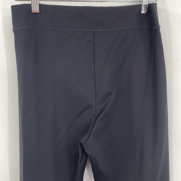 Zara Ponte Zip Front Leggings Women Size Large Black Slim Skinny Stretchy Active - Picture 5 of 11